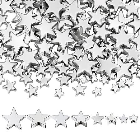 120Pcs 4 Styles Electroplated Synthetic Non-magnetic Hematite Beads Strands G-PH0003-41-1