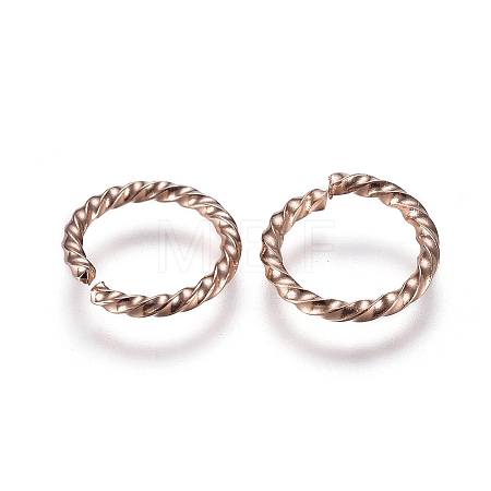 304 Stainless Steel Open Jump Rings STAS-E484-71B-RG-1