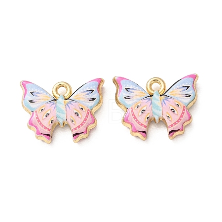 Printed Alloy Pendants AL-CBA7256-27G-03-1