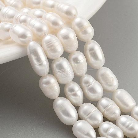 Natural Cultured Freshwater Pearl Beads Strands PEAR-P062-08D-1