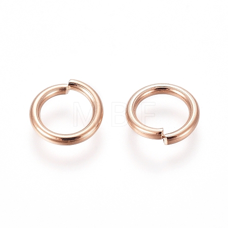 304 Stainless Steel Open Jump Rings STAS-E484-72F-RG-1