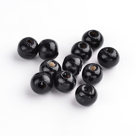 Natural Wood Beads X-YTB022-9-1