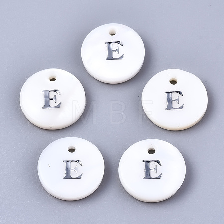 Natural Freshwater Shell Pendants X-SHEL-Q018-01A-E-P-1