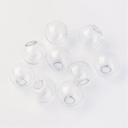 Round Mechanized One Hole Blown Glass Globe Ball Bottles BLOW-R001-12mm-1