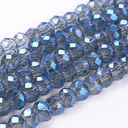 Electroplate Glass Beads Strands EGLA-D020-3x2mm-59-1