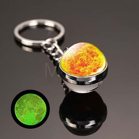 Luminous Glass Pendant Keychain LUMI-PW0001-206F-1