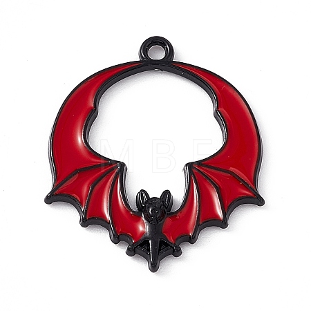 Alloy Enamel Pendants FIND-A021-07EB-A-1