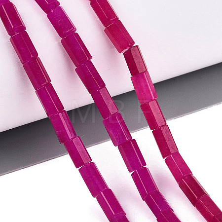 Dyed Natural Malaysia Jade Beads Strands GG-N002-01A-19-1