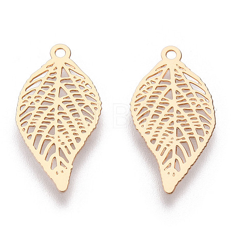 Rack Plating Brass Filigree Pendants KKC-T001-43KC-1