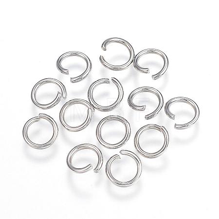 Tarnish Resistant 304 Stainless Steel Open Jump Rings STAS-F110-03P-1