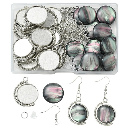 DIY Dangle Earring Making Kits FIND-YW0012-84-1