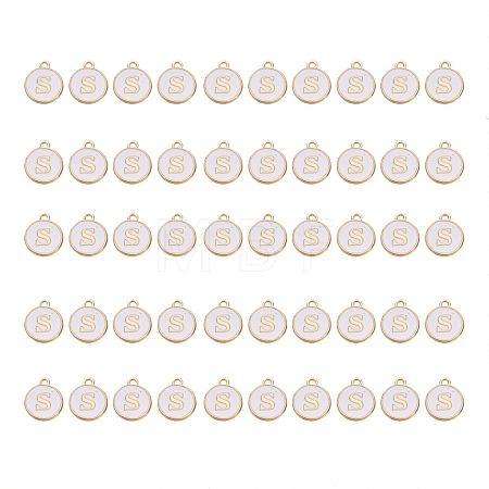 Golden Plated Alloy Charms ENAM-SZ0001-25A-S-1
