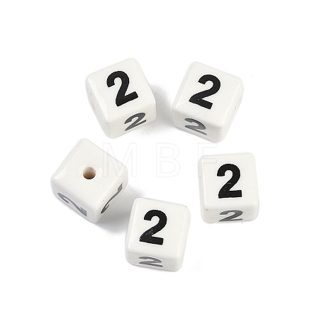 Glazed Porcelain Beads PORC-R003-07-02-1