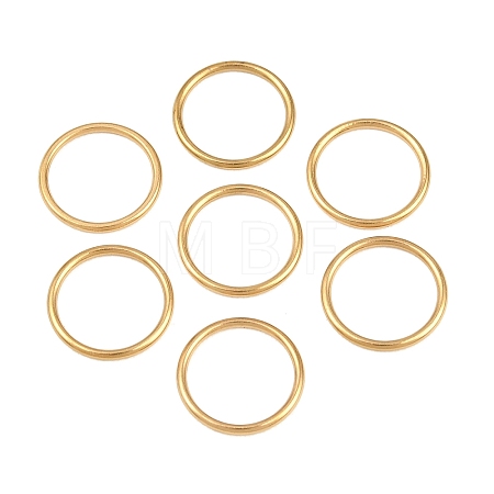 Ion Plating(IP) 304 Stainless Steel Closed Jump Rings STAS-G393-06G-11-1