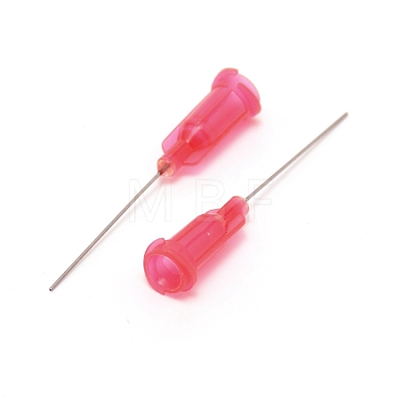 Plastic Fluid Precision Blunt Needle Dispense Tips TOOL-WH0140-18I-1