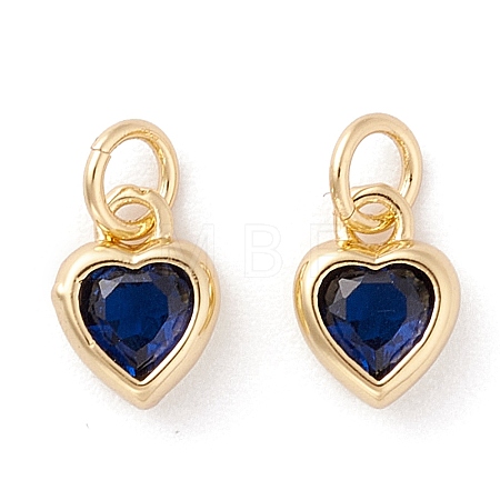 Brass inlaid Cubic Zirconia Pendants ZIRC-A019-13G-I-1