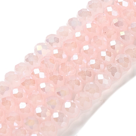 Baking Electroplate Glass Beads Strands LS-DGLA-A039-J10mm-B14-1