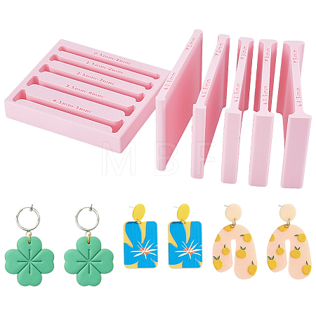 Plastic Polymer Clay Strip Extruder Tool for DIY Crafting Double Sided DIY-WH0308-929-1