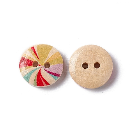 Lovely 2-hole Basic Sewing Button NNA0YW4-1