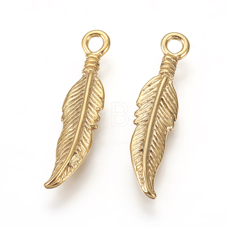 304 Stainless Steel Pendants STAS-E446-08G-1