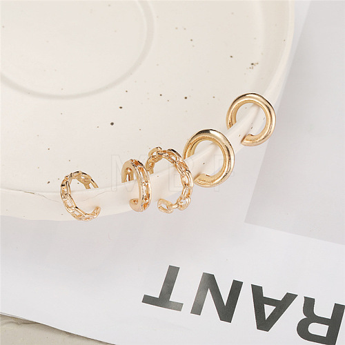 5Pcs Alloy Cuff Earrings WGB83F9-35-1