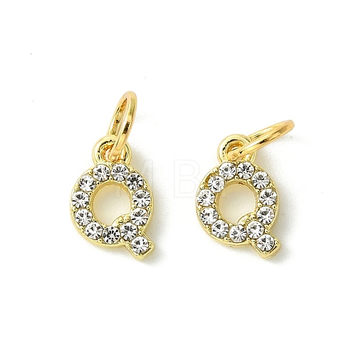 Rack Plating Alloy Rhinestone Pendants PALLOY-S187-01O-1