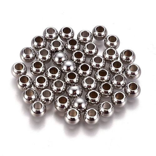 304 Stainless Steel Spacer Beads X-STAS-L222-42C-P-1