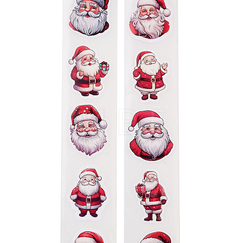 Christmas Round with Word Roll Stickers DIY-S045-01D-1