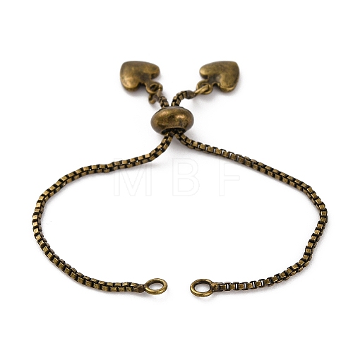 Brass Box Chain Bracelet Makings KK-C071-14AB-1