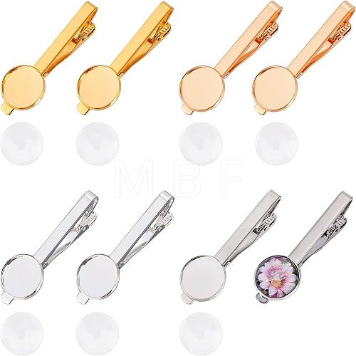 DIY Blank Tie Clip Making Kit DIY-FH0004-72-1