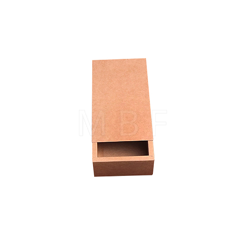 Kraft Paper Folding Box CON-WH0010-02B-A-1