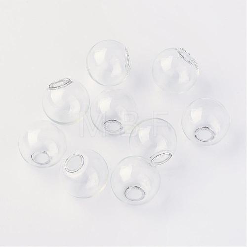 Round Mechanized One Hole Blown Glass Globe Ball Bottles BLOW-R001-12mm-1