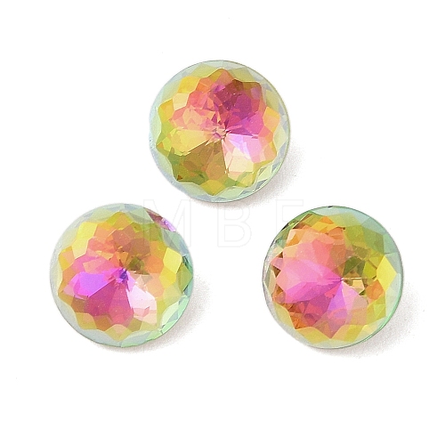 Glass Rhinestone Cabochons RGLA-L029-10B-VRLA-1