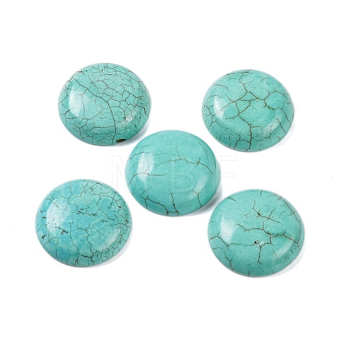 Dyed Synthetic Turquoise Cabochons G-B085-02A-01-1