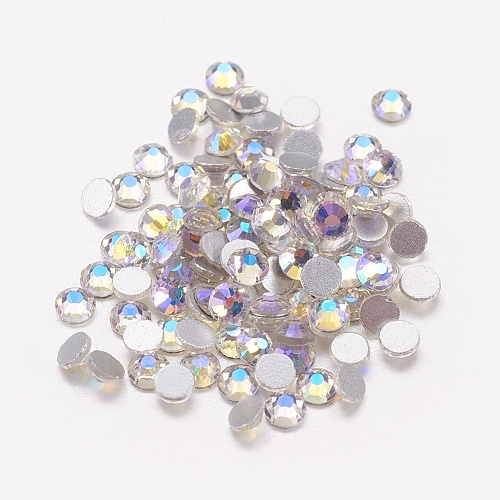 Glass Flat Back Rhinestone RGLA-C002-SS8-100-1