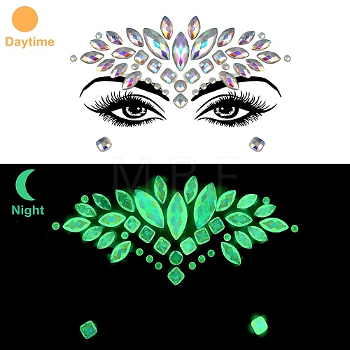 Luminous Glow in the Dark Removable Temporary Water Proof Tattoos Paper Stickers PW-WGF5E01-04-1