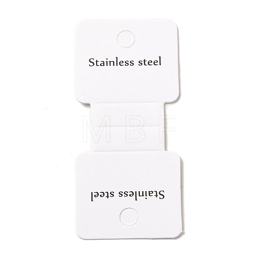 Folding Paper Display Card with Word Stainless Steel CDIS-L009-02-1