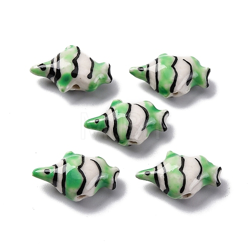 Handmade Porcelain Beads PORC-R002-02C-1