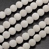 Natural White Jade Beads Strands G-D671-6mm-1