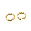 Brass Open Jump Rings KK-B147-03B-G-3