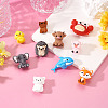 10Pcs 10 Styles Silicone Beads SIL-TA0003-40-5