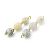 Natural Flower Opal Pendants PALLOY-JF05391-3