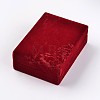 Rectangle Velvet Necklace Boxes LS-VBOX-D003-01-1