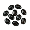 Natural Black Agate Cabochons G-L601-03A-02-1