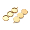304 Stainless Steel Pendant Cabochon Settings X-STAS-K320-03B-G-2