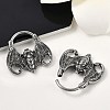 Bat 316 Surgical Stainless Steel Hoop Earrings EJEW-G416-31AS-3