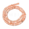 Natural Sunstone Beads Strands G-K423-A02-4mm-3