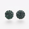 Polymer Clay Rhinestone Beads X-RB-K050-10mm-C16-2