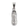 Anti-Tarnish 304 Stainless Steel Pendants STAS-D112-08P-1