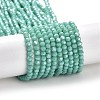 Electroplate Opaque Glass Beads Strands EGLA-A035-P3mm-A14-1
